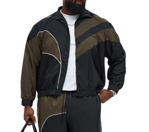 Nylon Windbreaker <b>Jacket</b> Zip Up Waterproof <b>Men</b> Lightweight Running Outdoor Nylon Rain <b>Jacket</b> - Product Image 4