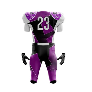 Custom American Football Sports Uniform Men's Team Jersey Pants Sublimated Print Plus Size Quick Dry Performance Wear OEM - Product Image 5