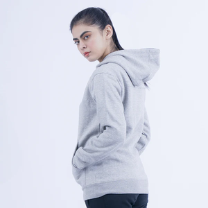 Sudadera con Capucha para Mujer, Estilo Urbano, Invierno, Tejido Suave, Logotipo Frontal, Impermeable, Secado Rápido, Color Sólido Minimalista - Product Image 4