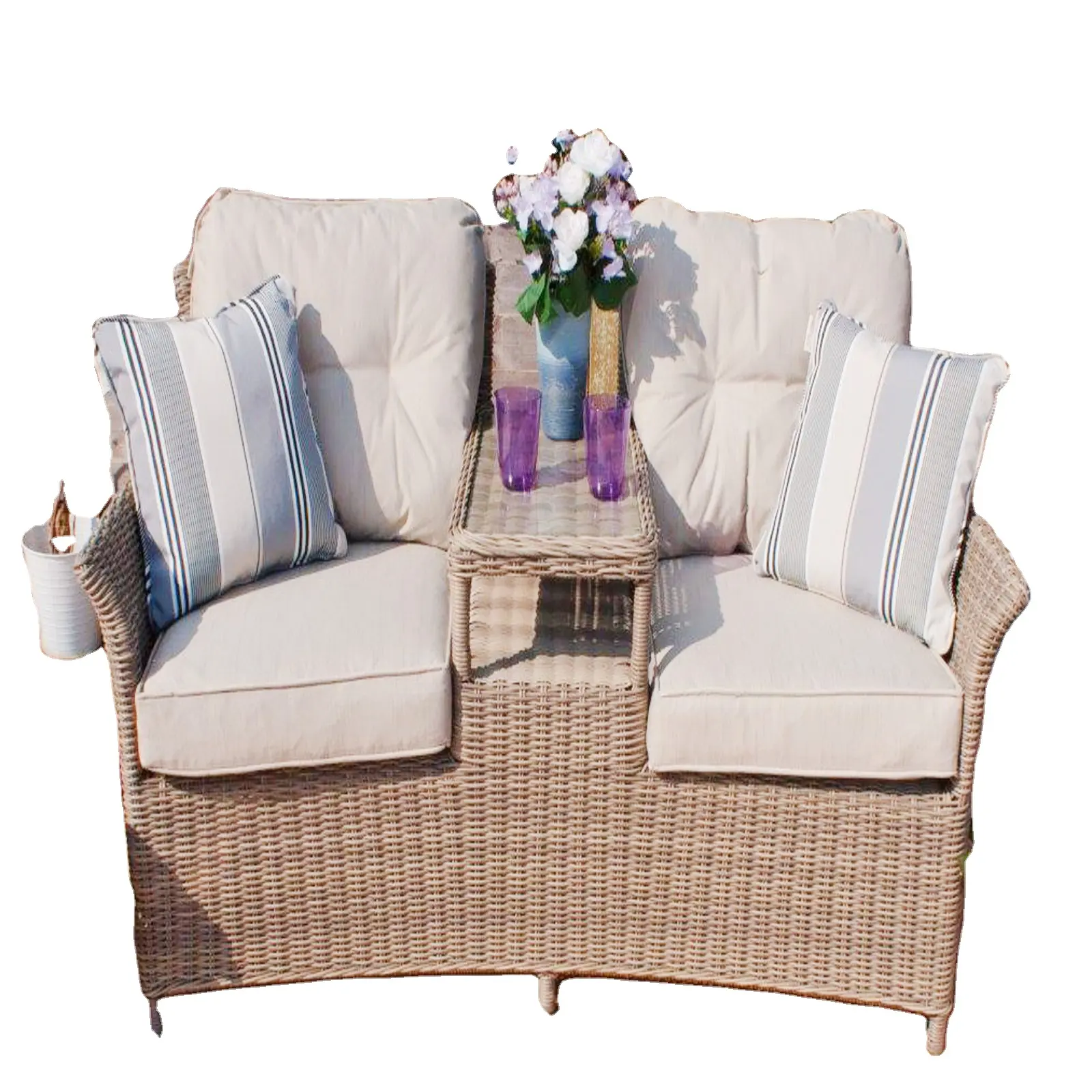 Расслабьтесь стильно и комфортно, с садовыми наборами бистро из мебели DL/из высококачественного материала PE