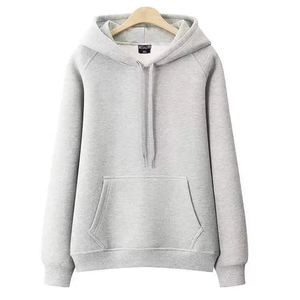 Sudadera con Capucha de Felpa Gris Oscuro para Mujer, Marca BLIZ SPORTS WEAR, 100% Algodón Tejido, Estilo Casual para Otoño, Corte Regular, con Bolsillos, Sin Forro, Color Sólido - Product Image 4