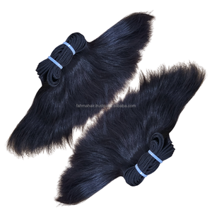 CHEVEUX VIRGINS INDONÉSIENS DE QUALITÉ SUPÉRIEURE 100% CHEVEUX HUMAINS REMY NATURELS LISO, CUTICULES ALIGNÉES, DOUX ET BRILLANTS, SANS NOEUDS - Product Image 5