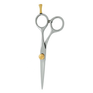 Tijeras de Barbero Profesionales Recién Llegadas, Color Dorado Personalizado, Tornillo de Ajuste, Acero Inoxidable de Alta Calidad, Afiladas, para Mano Derecha - Product Image 5