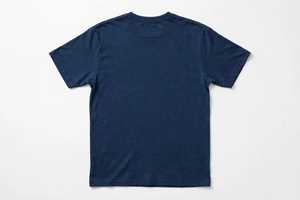 T-shirt décontracté à manches courtes et col rond pour homme, 100% coton, sans motif - Product Image 5