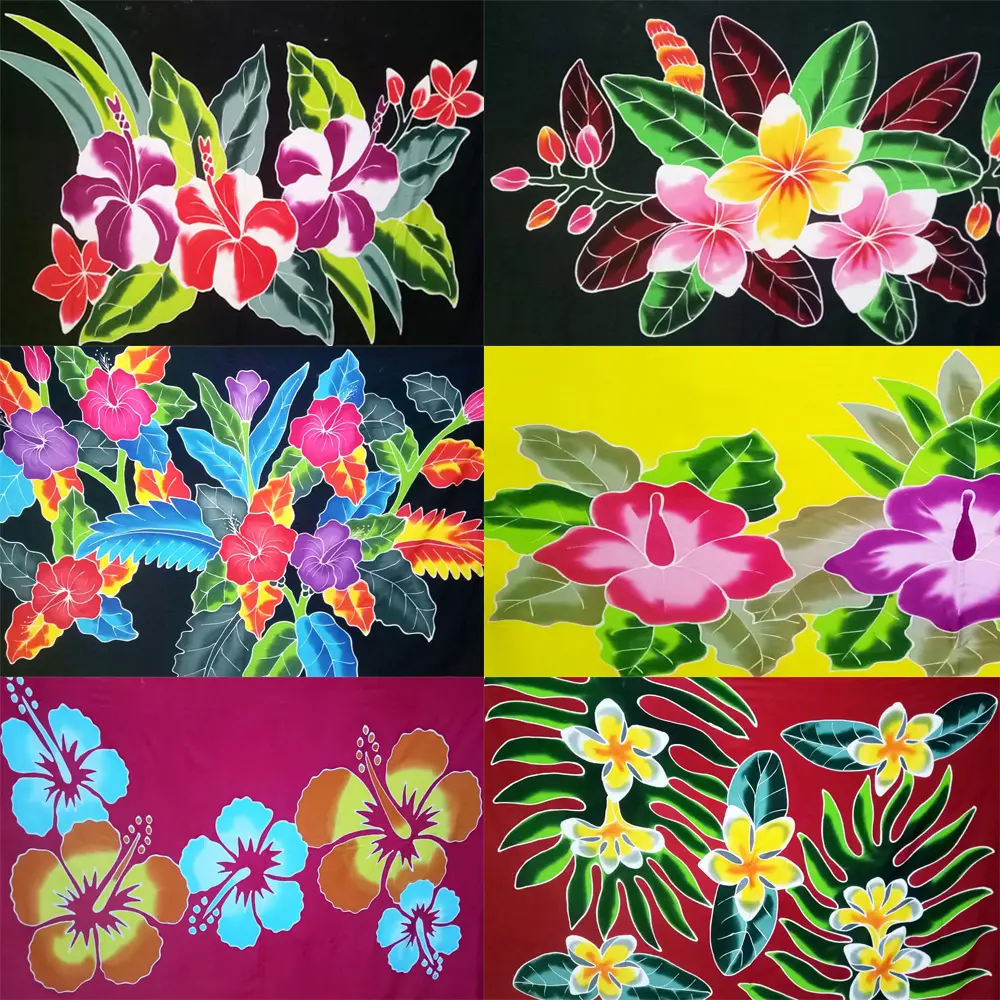 Handpainting Batik Sarong Full Handmade for Beach High Quality Rayon Fashion Tropical Island Cheap Price direct from Indonesia