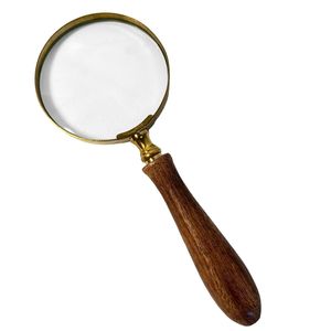 Loupe décorative en bois de style antique pour la lecture, les projets d'artisanat et la décoration de bureau à domicile - Product Image 1