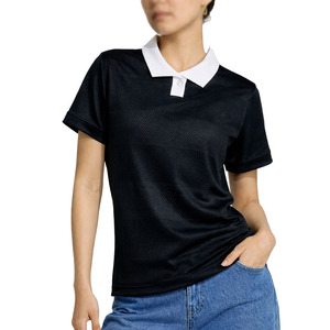 เสื้อเจอร์ซีย์อเมริกันฟุตบอลแบบตาข่ายสไตล์เรโทรสั่งทำพิเศษ คุณภาพสูง น้ำหนักเบา มีปก เสื้อยืดสีดำสำหรับผู้หญิง รับผลิตแบบ OEM ODM ขายส่ง - Product Image 6