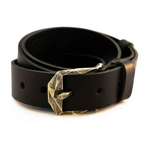 Ceinture en cuir durable pour un usage quotidien, ceinture en cuir classique avec boucle à ardillon, ceinture en cuir lisse pour tenue de travail - Product Image 6