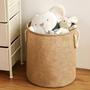 OEM Jute <b>Storage</b> Bins Manufacturer – Custom Size Natural Fiber <b>Storage</b> <b>Basket</b> for International Buyers - Product Image 6