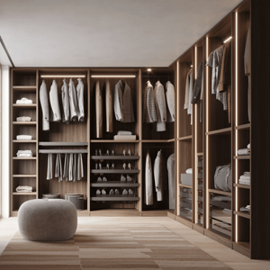 Armario Empotrado Personalizado JY Project, Cajones de Madera, Sistema de Almacenamiento de Lujo, Muebles Modernos para Dormitorio, Vietnam - Product Image 1