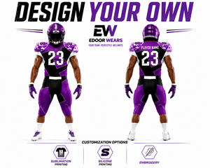 American Football Uniforms Jersey With Adjustable Waist Shorts Pants Sets Unisex Adults Sportswear Clothing Short Sleeve - Product Image 1