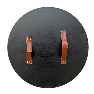 Authentique bouclier viking nordique en bois, forme ronde, durable, fabriqué à la main, pour exposition historique et collectionneurs - Product Image 2