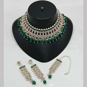 Austrian Stone <b>Fine</b> <b>Jewelry</b> <b>Set</b> 10574103 Elegant Necklace with Dazzling Stones - Product Image 1