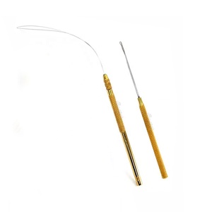 Pulling Hook <b>Needle</b> & Loop Hair Extension Tools Hair Extensions Pliers - Product Image 1