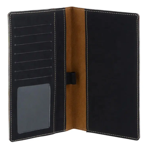 Genuine Leather Men's Long Fold Closure <b>RFID</b> <b>Blocking</b> Lightweight Fashion Designer Premium Card Holder Daily Use <b>Wallet</b> - Product Image 3