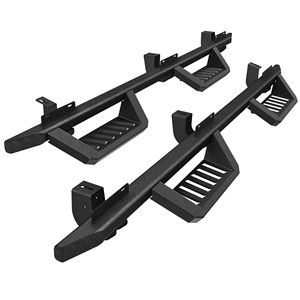 Pedane Laterali in Acciaio e Barre Nerf per Jeep Wrangler JK 4 Porte 2007-2017, Compatibili con Piastre di Protezione Off-Road - Product Image 1