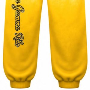 Sigma Gamma Rho <b>Women's</b> Oversized Tie Dyed Trousers <b>White</b> Gold Greek Sorority Graphic <b>Jogger</b> Sweatpants Custom Casual Fashion - Product Image 6