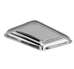 2 Plateaux Médicaux Chirurgicaux Manuels en Acier Inoxydable 201 Certifiés CE, Organisateur de Plateaux pour Instruments Dentaires, Support Métallique Stérilisé - Product Image 4