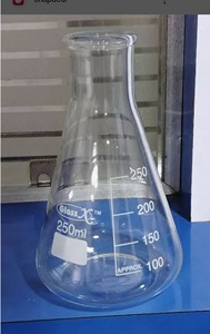Frasco Cónico Erlenmeyer de Vidrio Borosilicato 3.3 con Junta Pulida, Frasco Cónico Graduado, Material de Vidrio para Laboratorio, 25-1000ml - Product Image 2
