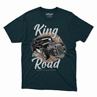 T-shirt personnalisé avec strass, vintage, délavé à l'acide, col rond, 100% coton épais, impression DTG, coupe ample et courte, motif graphique pour homme