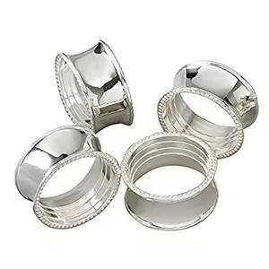 Anillo de Servilleta de Metal Premium para Decoración de Mesa de Boda, Estilismo de Recepción, Presentación de Banquetes y Arreglo de Comedor Elegante - Product Image 3