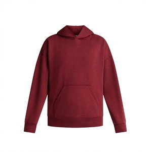 Sudadera con Capucha de Forro Polar de Color Sólido para Mujer, Talla Grande, Corte Regular, Ropa Casual de Invierno con Bolsillo Delantero de BD - Product Image 1