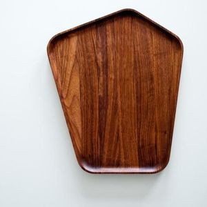 Best Seller Oak Wood Serving <b>Tray</b> with Handles <b>Large</b> Rectangular <b>Tray</b> for Buffet Display Tea Coffee Serving - Product Image 2