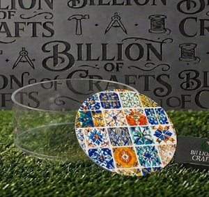 Boîte ronde en acrylique avec couvercle en acrylique imprimé, conteneur de rangement transparent moderne et luxueux pour fruits secs, chocolats, élégante boîte cadeau - Product Image 1