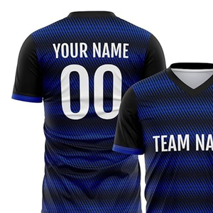 Camiseta de Fútbol Sublimada para Hombre, con Logotipo Personalizado, 100% Poliéster, Absorbente de Humedad, Nuevo Diseño Elegante - Product Image 3