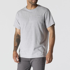 Camiseta de Manga Corta Casual para Hombre, Cuello Redondo, Corte Regular, 100% Algodón de la Mejor Calidad, Transpirable, Secado Rápido, Color Sólido, Logotipo Frontal, 180g - Product Image 2