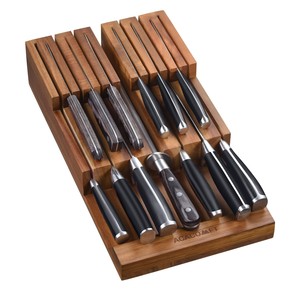 Acacia Wood and Bamboo <b>Holder</b> <b>Kitchen</b> <b>Utensils</b>-100% Eco-friendly OEM Custom Wholesale | Aqudus Saleem India - Product Image 2