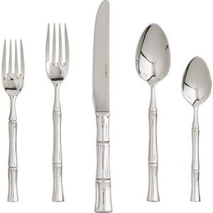 Ensemble de couverts en acier inoxydable avec manche en bois, ensemble de service pour salade, ensemble de service pour bar à salades, ensemble de service pour aliments, manche rustique noir - Product Image 2