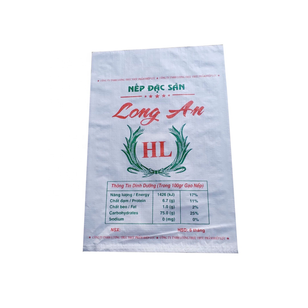 25kg 50kg Customizable Plastic Laminated Bag with UV Printing for Flour and Corn