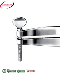 Surtechs Pince auriculaire droite pour chien, en métal léger, 15,5 cm, instrument chirurgical vétérinaire en acier - Product Image 2
