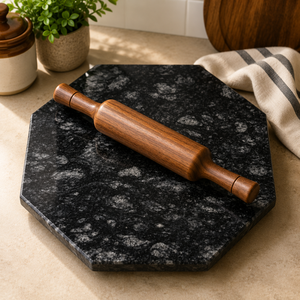 Falah International Chakla Belan Rolling Pin Dough Board <b>Baking</b> Accessories Commercial Kitchen <b>Equipment</b> OEM ODM Chakla Belan - Product Image 1