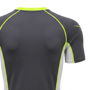 Ensemble de vêtements de sport pour hommes, t-shirt et short de course, ensemble de fitness pour la salle de sport, entraînement, séchage rapide, léger, maille respirante, performance - Product Image 4