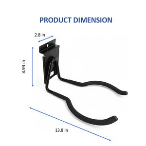 Dual-<b>hook</b> Ergonomic Wall-mounted Wall <b>Hook</b> Specialized Curved Design for Holding Drills Leaf Wholesales GAPGAR004 - Product Image 6