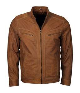 Nueva Chaqueta Formal Ligera de Invierno para Hombre, Diseño Personalizado OEM, Chaqueta de Cuero Transpirable de Alta Calidad para Venta en Línea - Product Image 4