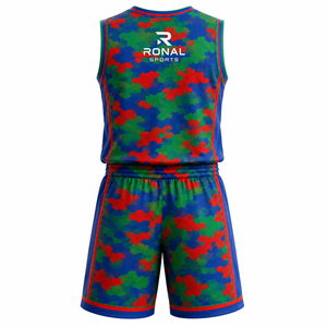 Uniforme de basket-ball sur mesure pour hommes, vêtements de sport, design unique et nouveau, uniforme de basket-ball avec numéro personnalisé, en promotion - Product Image 2