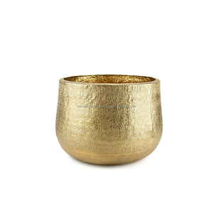 Vase à fleurs en fer de petite/moyenne/grande taille, design côtier, style classique de luxe, décoration de mariage, vase de table fait main - Product Image 3