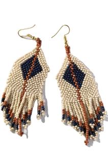 Pendientes de Flores Rosadas con Flecos Trenzados y Cuentas, Joyería para Bodas, Pendientes Largos Hechos a Mano, Modernos y a la Moda para Mujer, de la India - Product Image 4