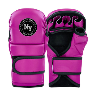 Gants de MMA en cuir antidérapants pour l'entraînement, le sparring, le grappling, les arts martiaux, le kickboxing, équipement sportif - Product Image 6