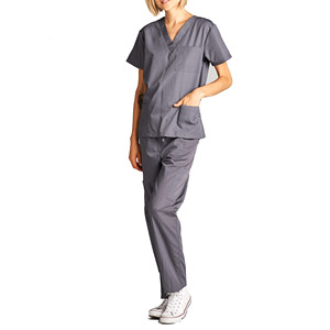Polyester Cotton blend Fabric Washable Nursing <b>Scrub</b> <b>Sets</b> for Women Medical <b>Scrub</b> Suit Hospital Nursing <b>Scrub</b> Uniforms - Product Image 2