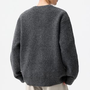 <b>Men's</b> High Quality Casual <b>Henley</b> Knit Sweater <b>Long</b> <b>Sleeve</b> Button Placket Pullover Warm Soft Winter Knitwear Custom Wholesale - Product Image 3