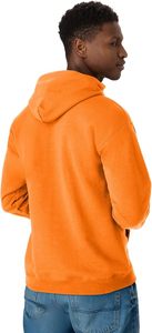 Sudadera con Capucha Naranja para Hombre de Primera Calidad, Algodón y Felpa, Diseño Casual de Color Sólido con Bolsillo Frontal - Product Image 2