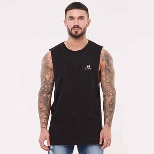 Wholesale Custom Cotton <b>Stringer</b> Gym <b>Vest</b> Fitness Singlet Workout Muscle Bodybuilding Mens Tank Top - Product Image 1