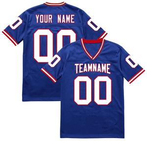 Camiseta de malla retro americana personalizada de alta calidad para hombre, con nombre de equipo personalizado, manga corta, 100% poliéster, elástica en cuatro direcciones, corte regular. - Product Image 3