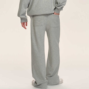 OARH INT INDUSTRY 2026 Luxury Mens Wide Leg Canvas Pants Elastic Waist Casual Breathable 100 Percent Cotton Winter Fleece - Product Image 3