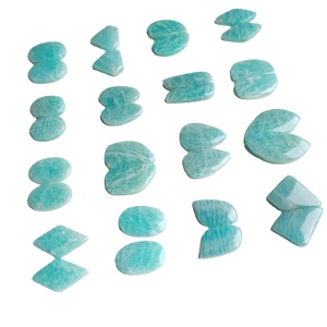 ต่างหูคู่อะมาโซไนต์ธรรมชาติขนาดเล็กคุณภาพสูงต่างหูอัญมณีหลวมเครื่องประดับจำนวนมากในรูปทรงผสมจากสำหรับ Amazon - Product Image 1