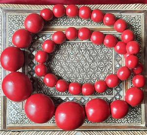 Handmade Wooden Pendant Necklace Geometric Statement Jewelry Colorful Women Boho Customized <b>Wedding</b> <b>Accessory</b> - Product Image 5